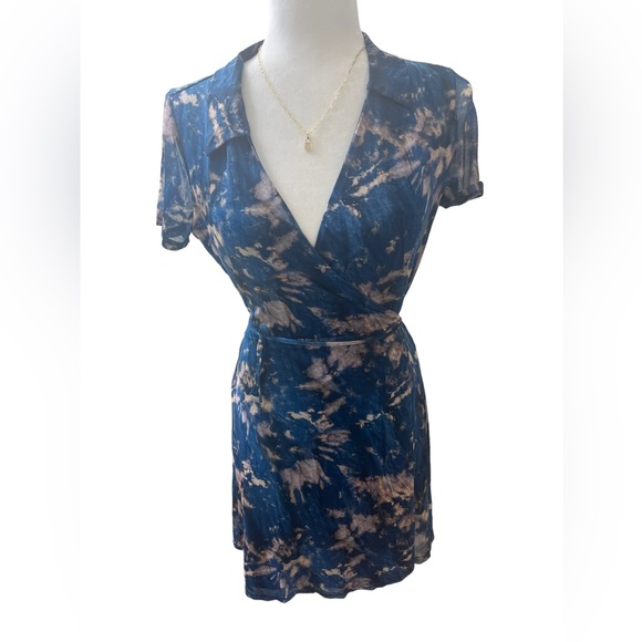 URBAN OUTFITTERS TIE-DYE WRAP MESH DRESS- SIze Small - Picture 8 of 8